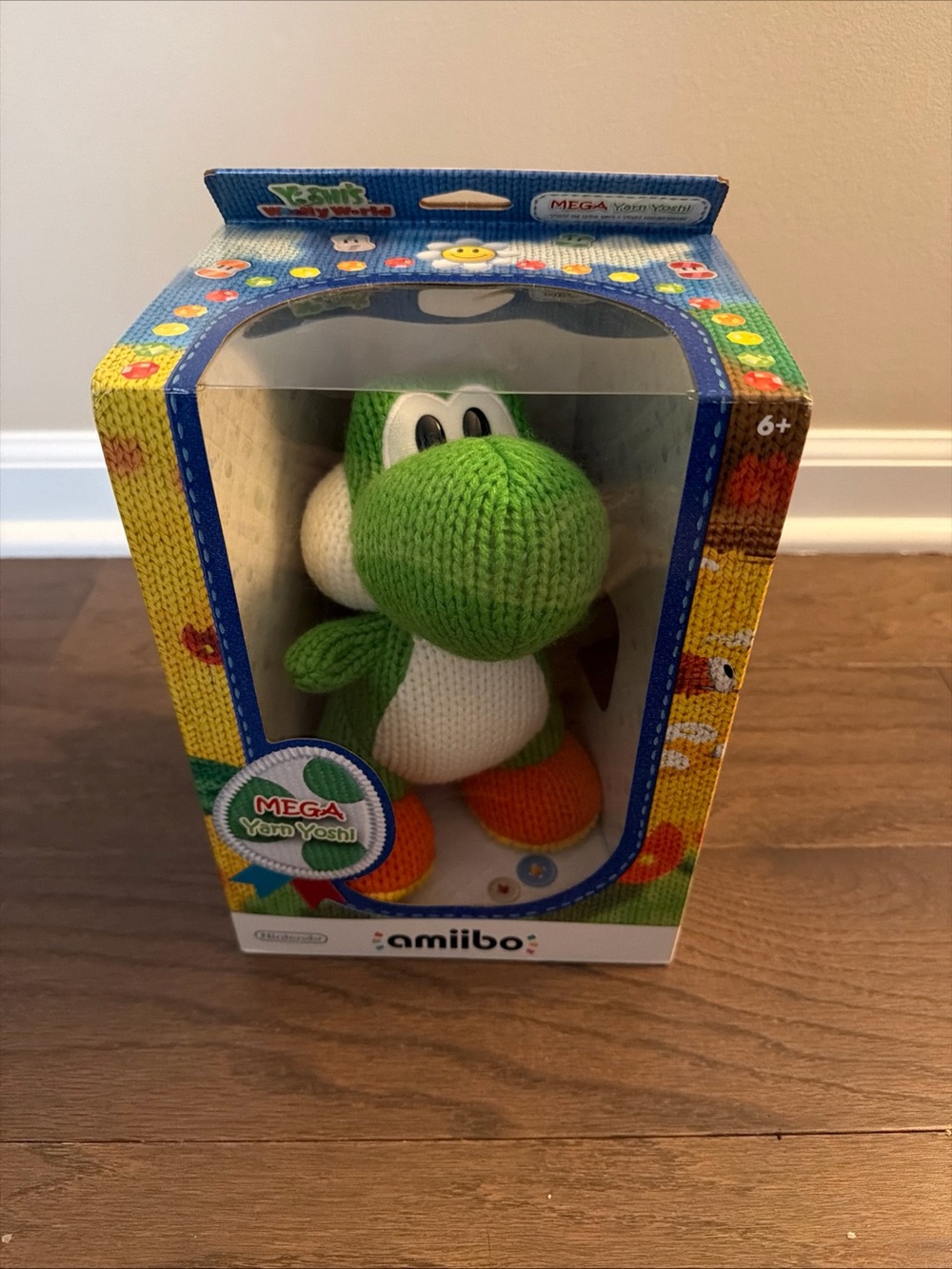Mega Yarn Yoshi amiibo US Edition | NiB Rare Never Opened Toys R Us